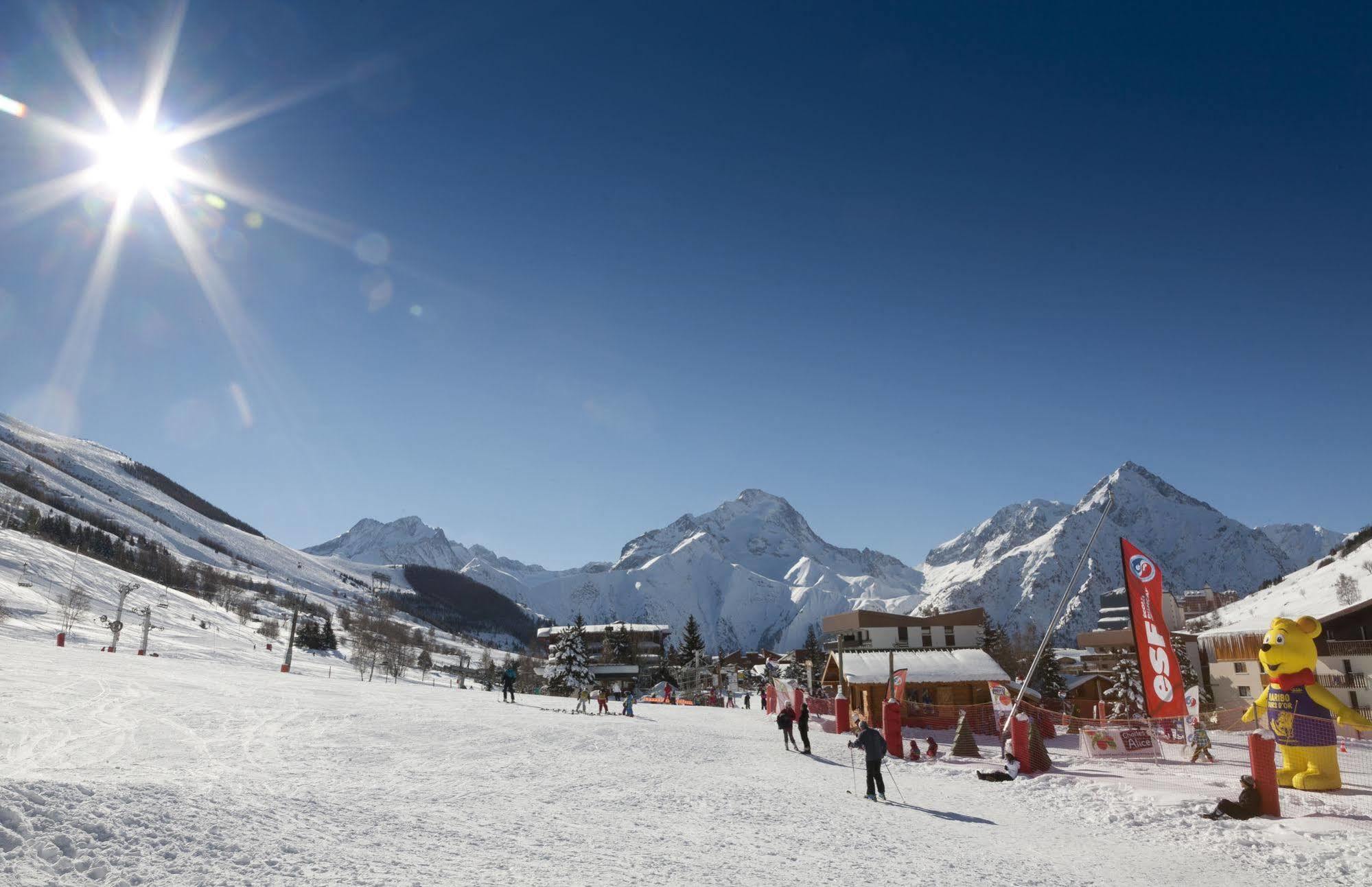 Hotel Club Mmv Le Panorama *** Les Deux Alpes Bagian luar foto